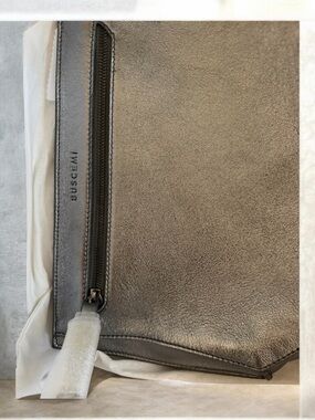 Buscemi “Pouch Woman” in Silver Leather
